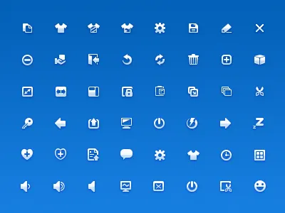 Icons for Desktop360 16 gui icons small ui