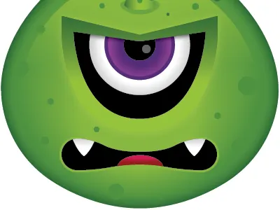 Alien alien illustration