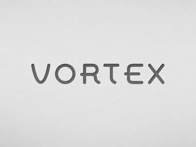 Vortex (2) lettering logo logotype technology typography