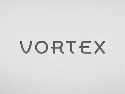 Vortex (2) lettering logo logotype technology typography