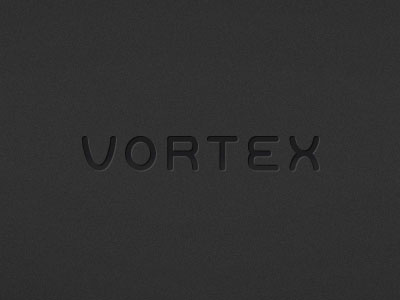 Vortex lettering logo logotype technology typography