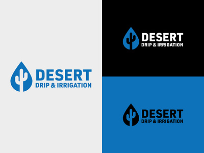 Desert Drip & Irrigation logo branding design graphic design logo