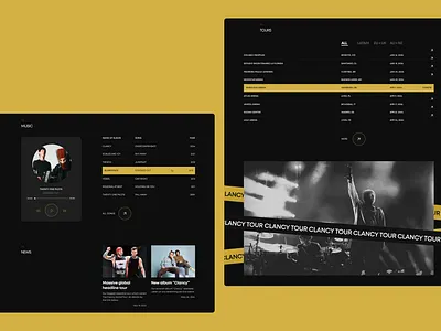 Twenty One Pilots: landing page landing page ui webdesign