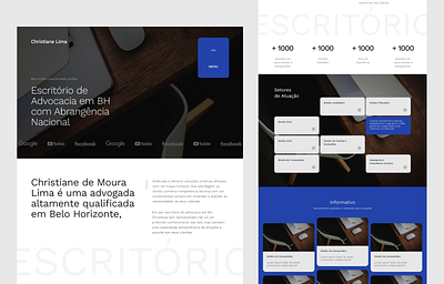 Advogados - Webdesign advogados firm law moderno premium ui