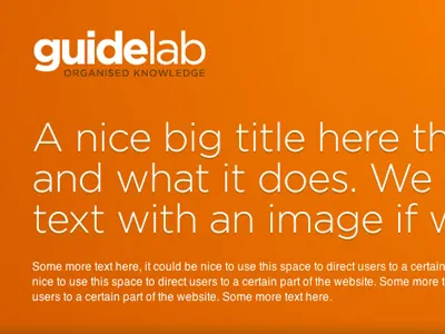 GuideLab - new design zoomed design guidelab web design website