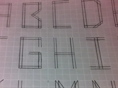New Font - Unnamed font fontface sketch