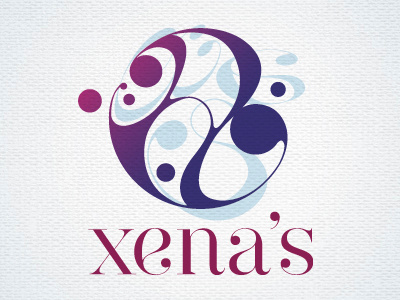 Xena's Logo -WIP branding corporate identity logo serif