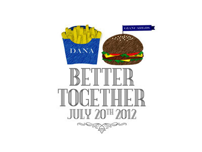 Better Together food wedding