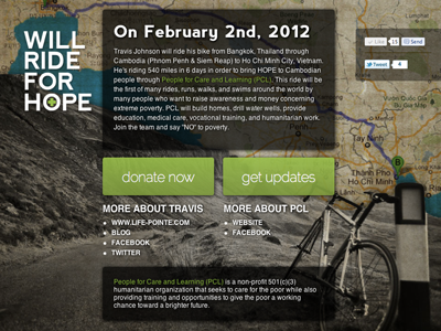 Will Ride For Hope campaign fundraise hope non profit