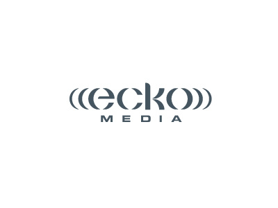 Ecko Media custom echo logo typography