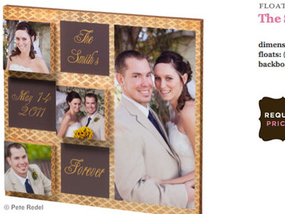 Wedding Gallery Block artsy couture canvas design forever gallery block pattern photoshop print wedding