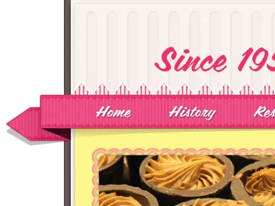 DRAFT // The Dutch Bakery bakery coffee service coffee shop draft pixeden retro ribbon