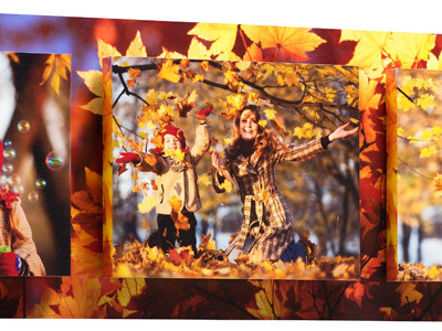 Family Gallery Block fall family gallery block illustrator leaves orange photoshop yellow