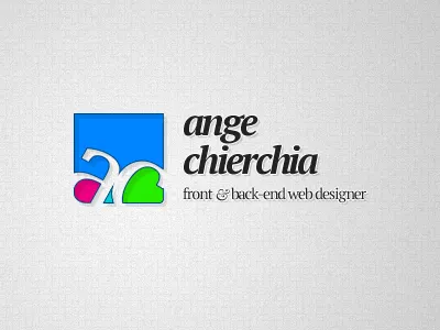 Personal Identity blog branding logo negative space