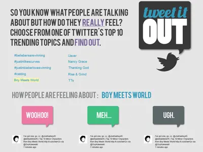 Twitter App sentiment analysis twitter web application website