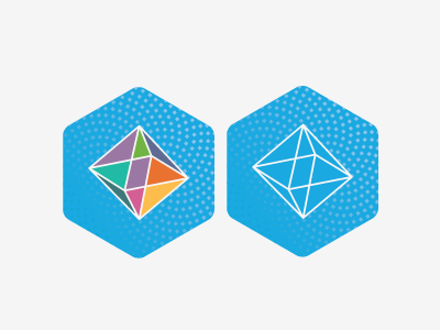 Logo options logo platonic solid wip