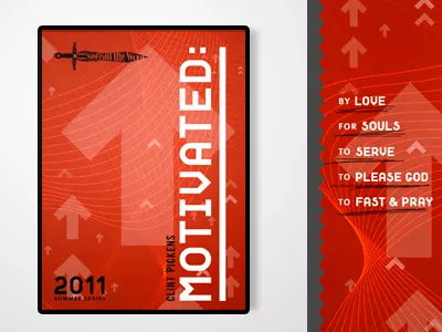 MOTIVATED: SUMMER SERIES cd cover design photoshop print