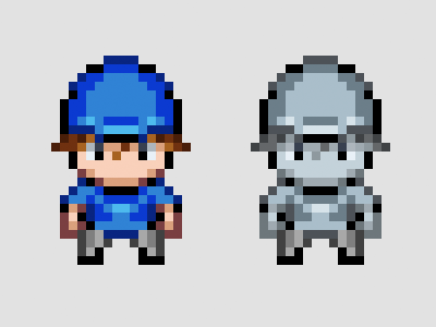 A Hero Pixel Preview 16 bit hero pixel art sprite video game