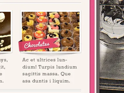 DRAFT // The Dutch Bakery.. a few hours later bakery coffee shop draft pacifico pixeden retro ribbon rokkitt