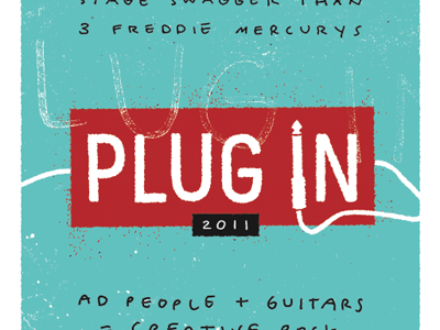 Plug In - AdFed Memphis adfed advertising federation memphis music plug in poster tennessee tn