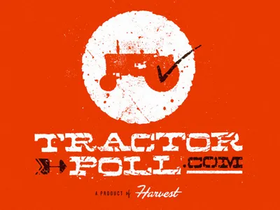 Tractor Poll harvest creative online survey system polls surveys tractorpoll.com. tractor poll