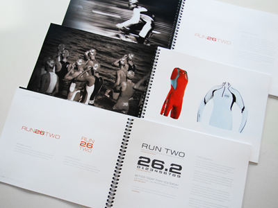 Run26two Branding Guide book branding focus lab guidelines identity lifestyle logo logo design print running style guide