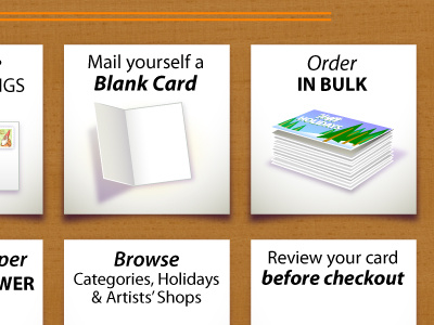 Mail Yourself a Blank Card design greeting card illustration ui web design