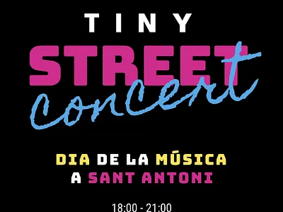 Shimmy - Tiny Street Concert Social Shot branding graphic design logo magenta poster social