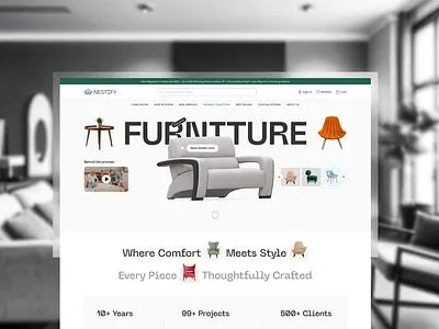 UI/UX Design for Shopify Furniture Store | E-Commerce UX Enhance custom shopify store ecommerce shopify store ui