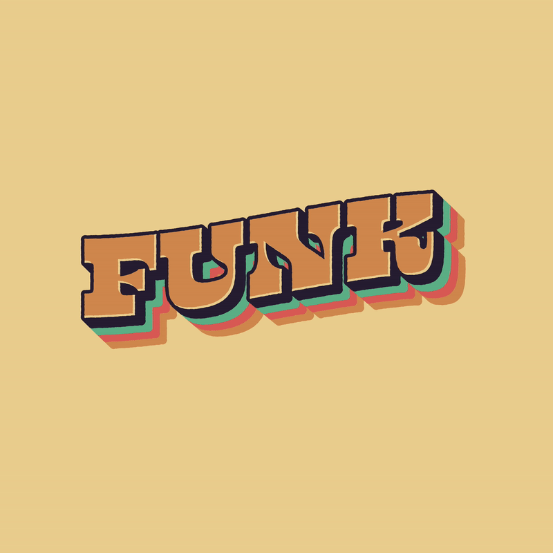 FUNK Graphic Style dan kuhlken disco dkng dkng studios funk graphic style illustrator lettering nathan goldman type typography vector