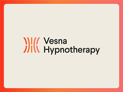 Vesna Hypnotherapy abstract brand branding gradient human hypnotherapy icon illustration logo mind minimal science technology therapist therapy web wordmark