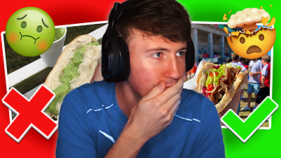 Reacting to Football Food