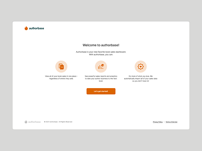 Authorbase – New desktop app! authors design desktop app readers sign up sign up flow ui ux flow