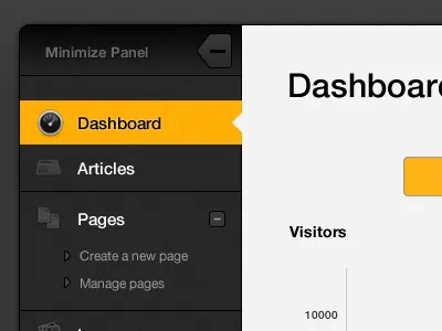 Dashboard for cms cms ui