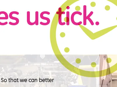 Click clock. ge inspira icon pink poster yellow