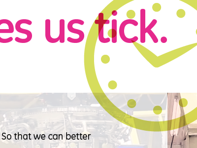 Click clock. ge inspira icon pink poster yellow