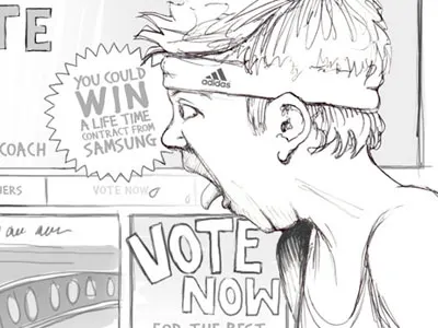 Website Concept Scamp adidas illustration mock up pen photoshop scamp sketch website scamp