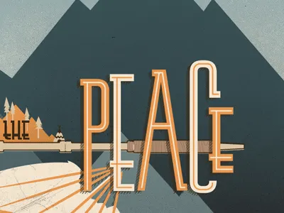 Peace mountain peace pipe type