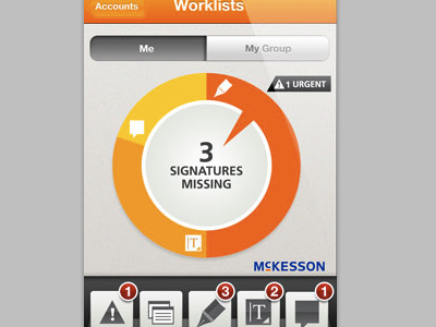 updated McKesson app app graph iconography iphone