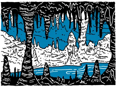 Subterranean book illustration