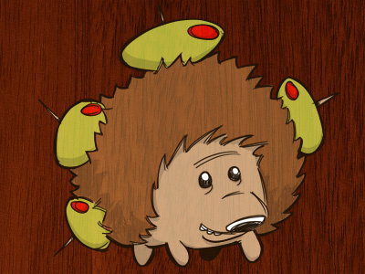 Hedgehog cartoon cintiq drawing hedgehog illustration wacom