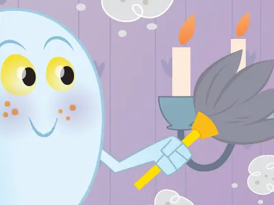 Ghost ghost halloween illustration monster vector