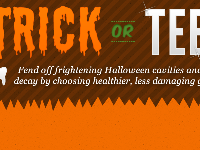 Infographic Header email green halloween infographic orange shiny typography website