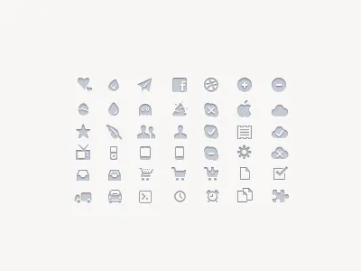 Minicons 16 icons mini pixels px