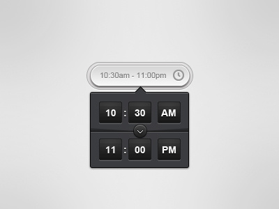 Naytive - Time Select clean clock gui interface time ui