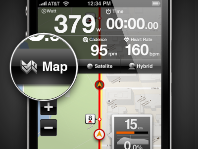 LiveTraining - Course Mode app design interface iphone ui ux