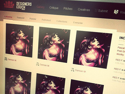 DC-Gallery community designerscouch network social