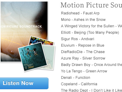 Playlist for Podcast Project album button list music playlist serif