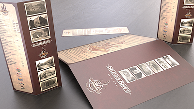 BubbaRays Menu {circa 2008} beverage branding concept design food graphic design illustration menu original 6 restaurant stadiums vector