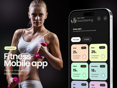 Fitness Mobile App - UI Design - Case Study